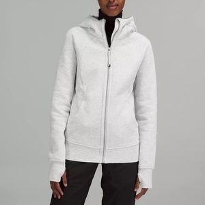 Lululemon Scuba Full-Zip Hoodie Light Grey